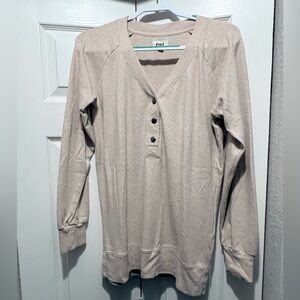 Pact Cream Long Sleeve Tunic